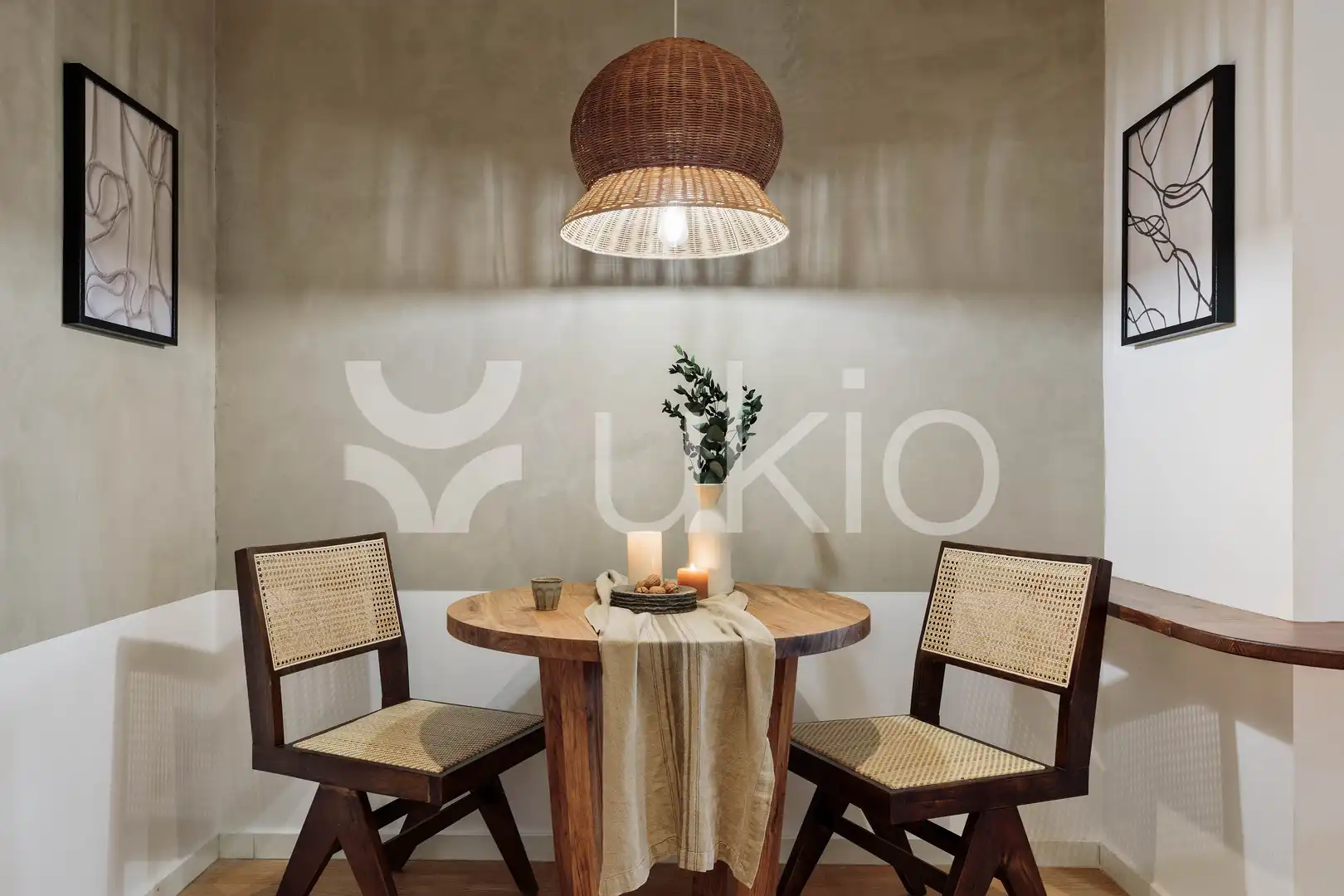 Comedor de Apartamento de alquiler en Barcelona con Aire acondicionado, Calefacción y Terraza