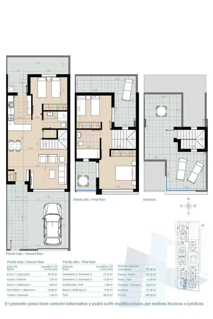 Casa adosada en venta en Pilar de la Horadada