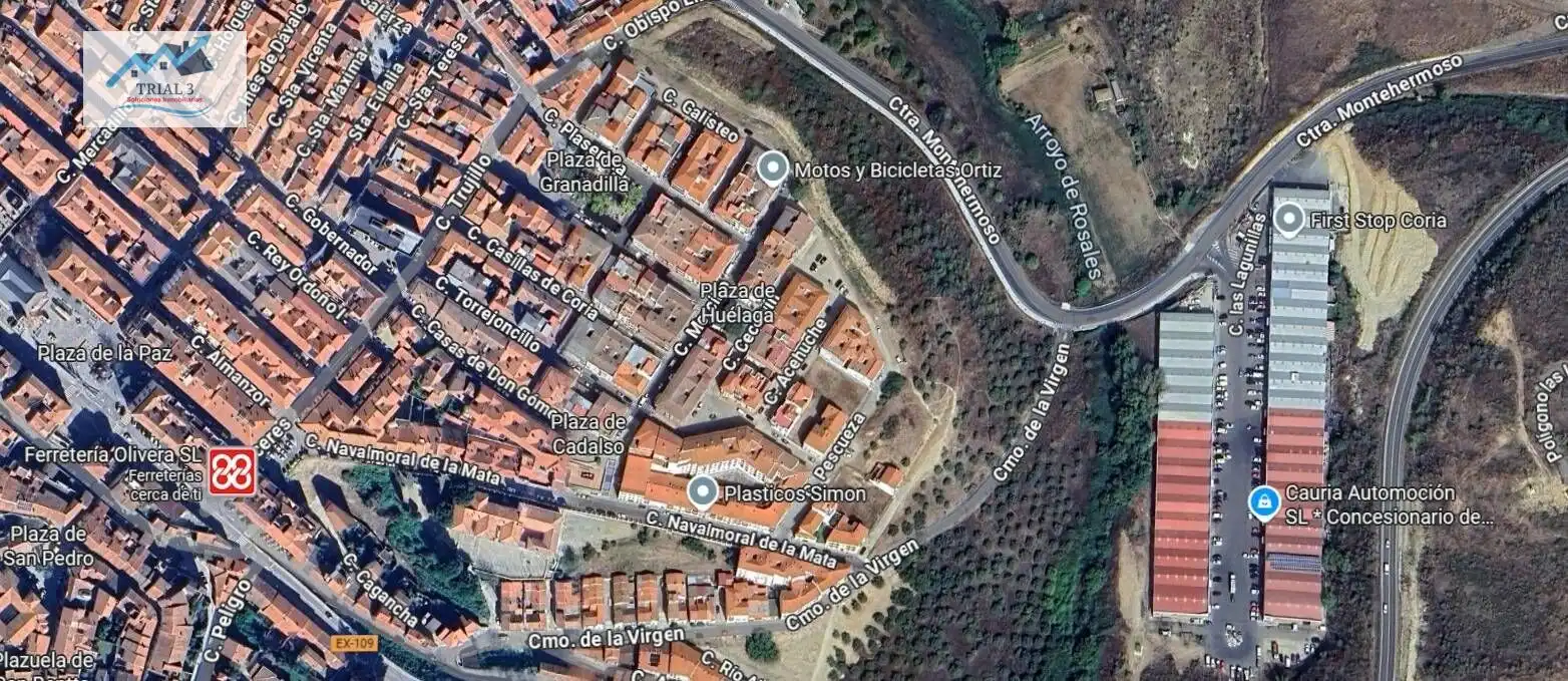 Vista exterior de Piso en venta en Coria