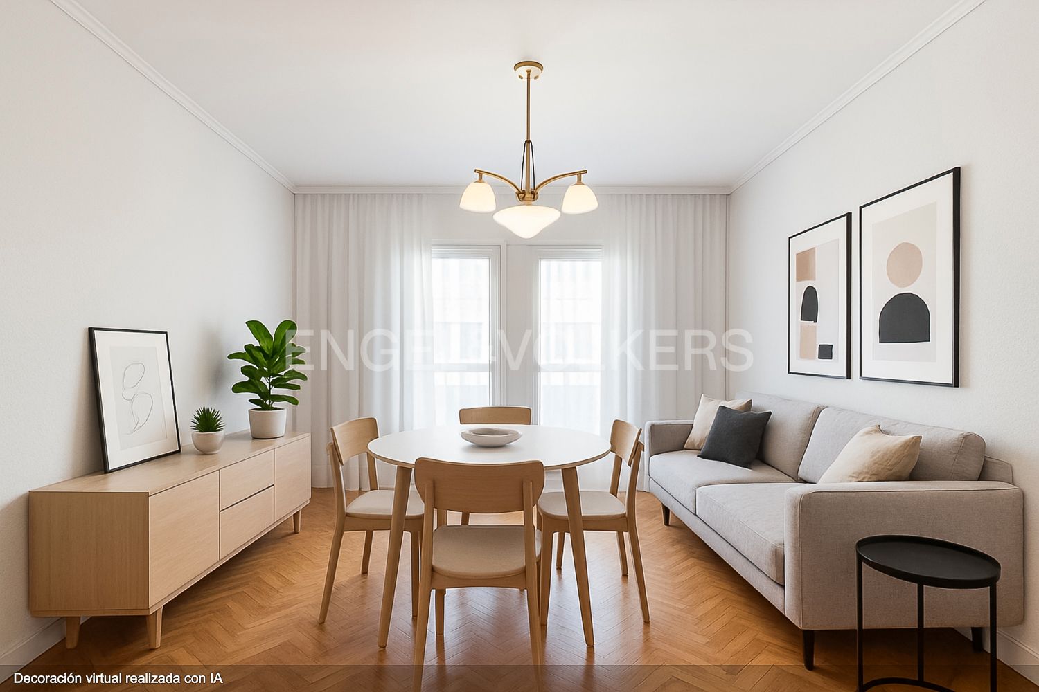 Sala de estar de Apartamento en venta en Burjassot con Calefacción y Balcón