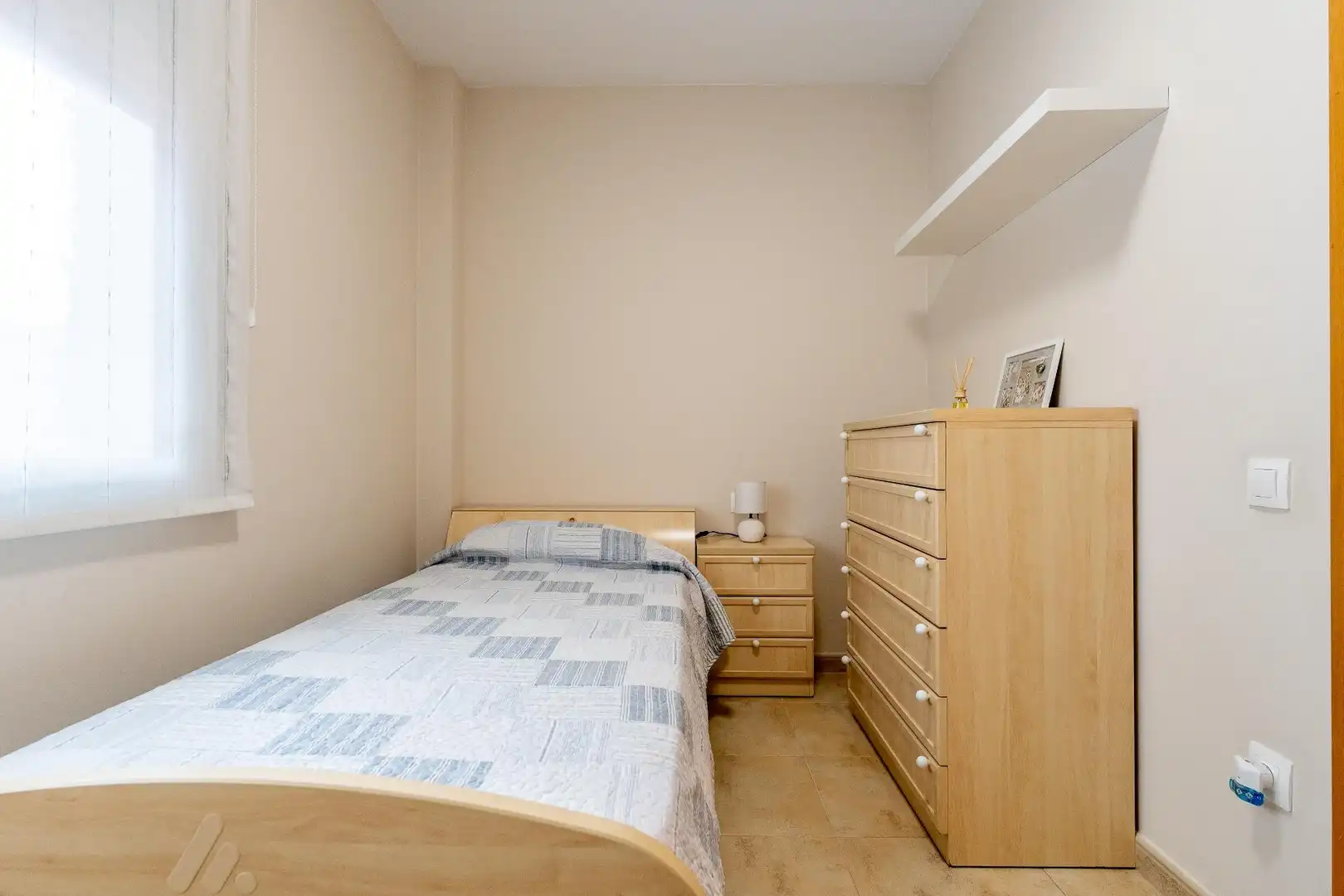 Schlafzimmer von Wohnung zur Miete in Reus mit Möbliert und Balkon