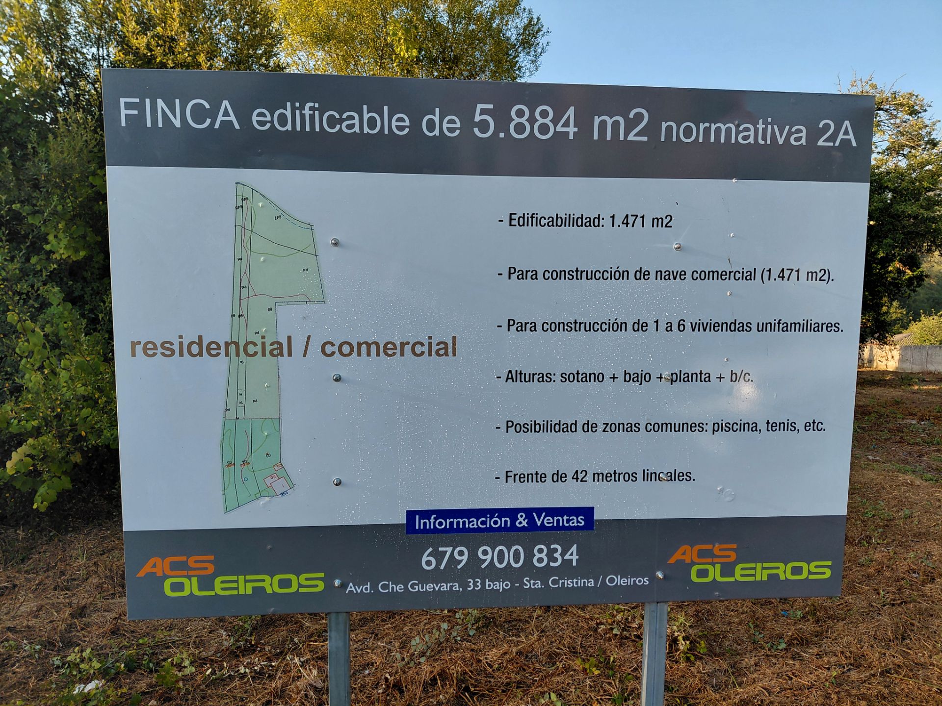 Industrial land for sale in Oleiros