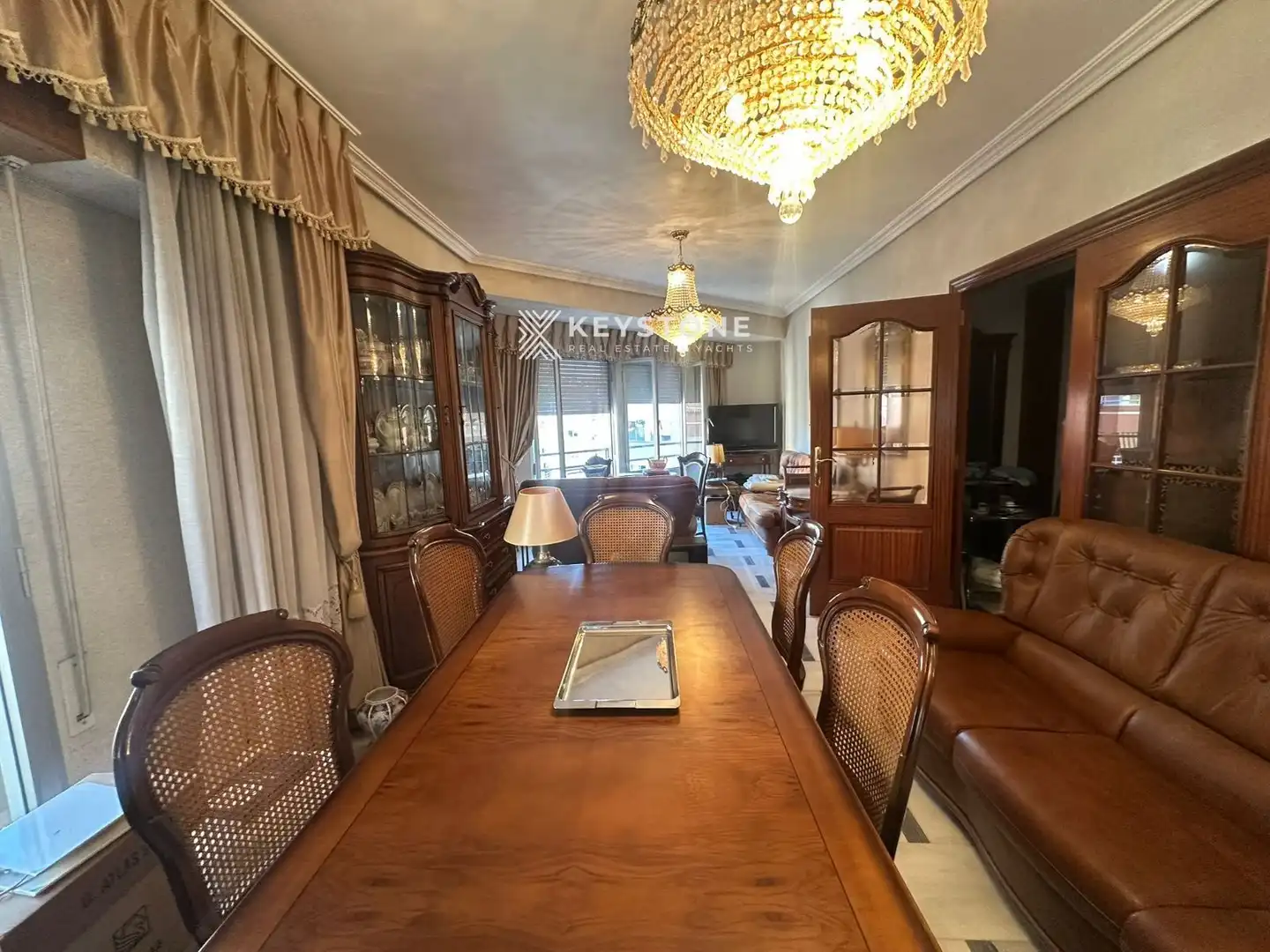 Dining room of Flat for sale in Alicante / Alacant  with Heating, Terrace and Furnished