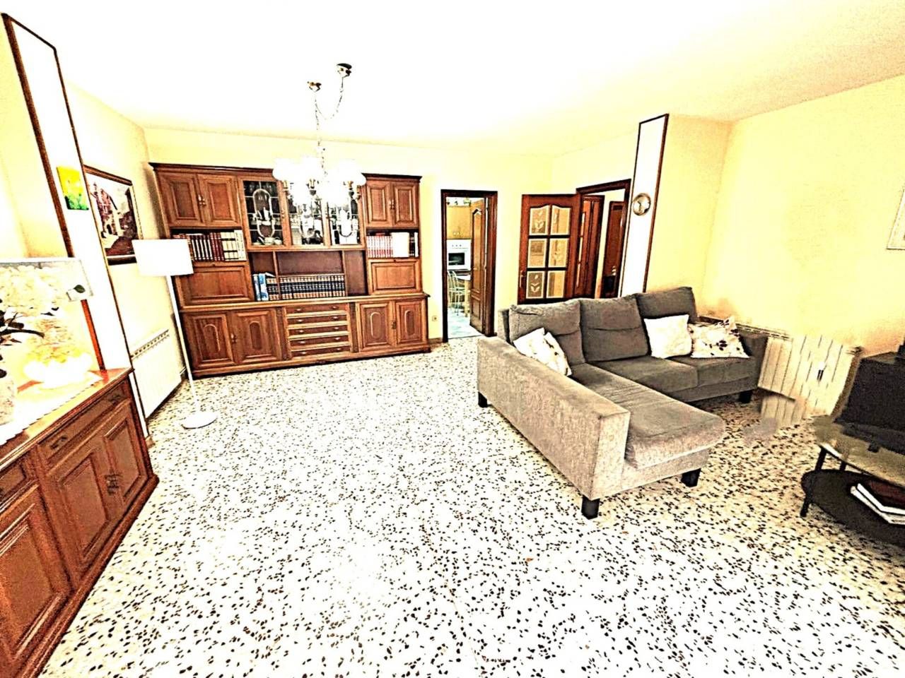 Sala d'estar de Pis en venda en Vilanova i la Geltrú amb Calefacció, Terrassa i Balcó