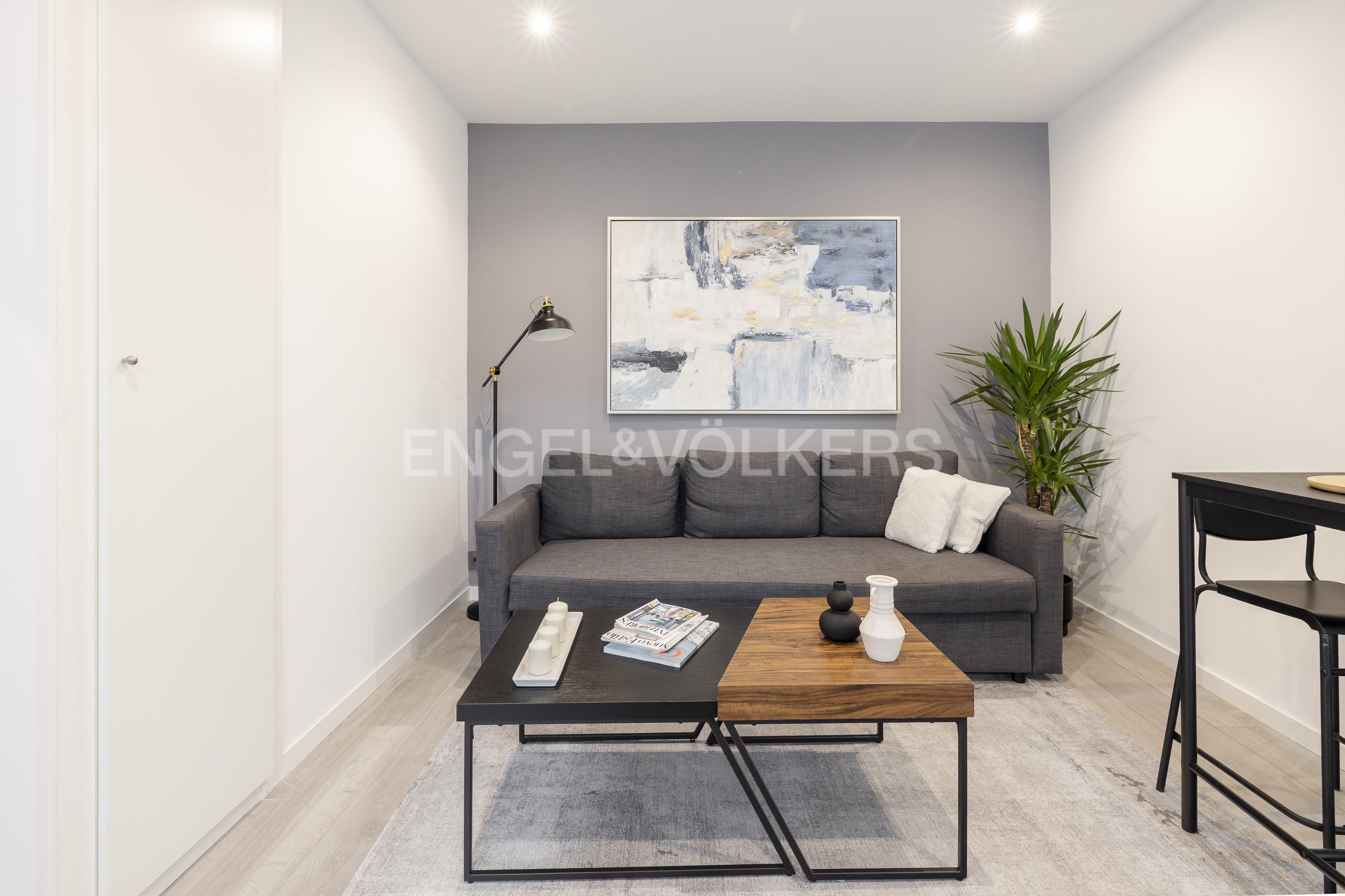 Living room of Apartment for sale in  Madrid Capital  with Air Conditioner, Heating and Terrace