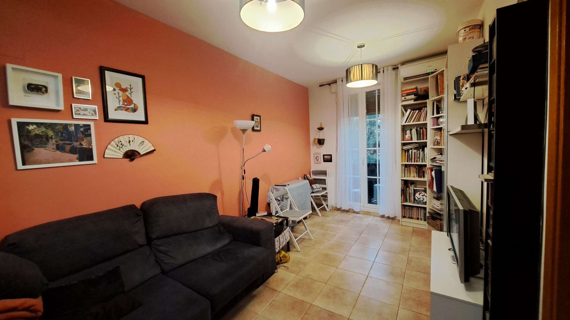 Living room of Flat for sale in  Zaragoza Capital  with Air Conditioner, Heating and Storage room
