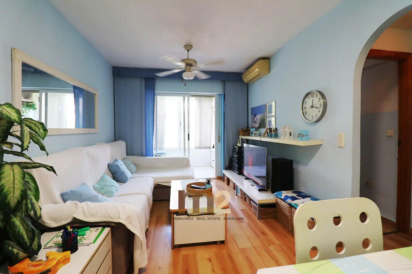Sala de estar de Apartamento en venta en Guardamar del Segura con Aire acondicionado, Terraza y Amueblado