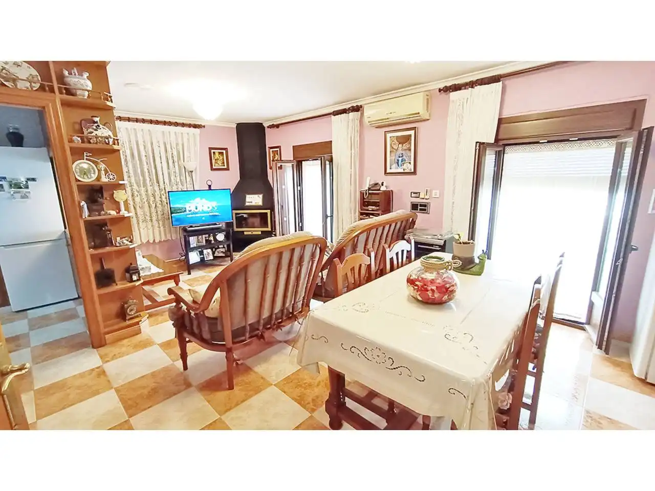 Sala d'estar de Apartament en venda en Peñíscola / Peníscola amb Aire condicionat, Terrassa i Traster