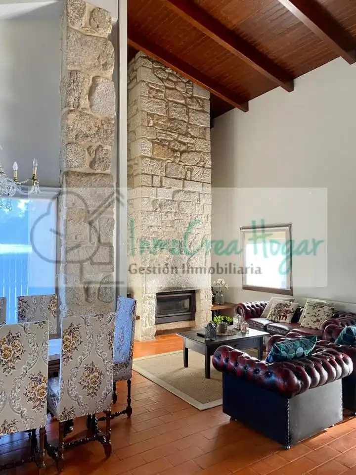 Sala de estar de Casa o chalet en venta en Tomiño con Calefacción, Jardín privado y Terraza