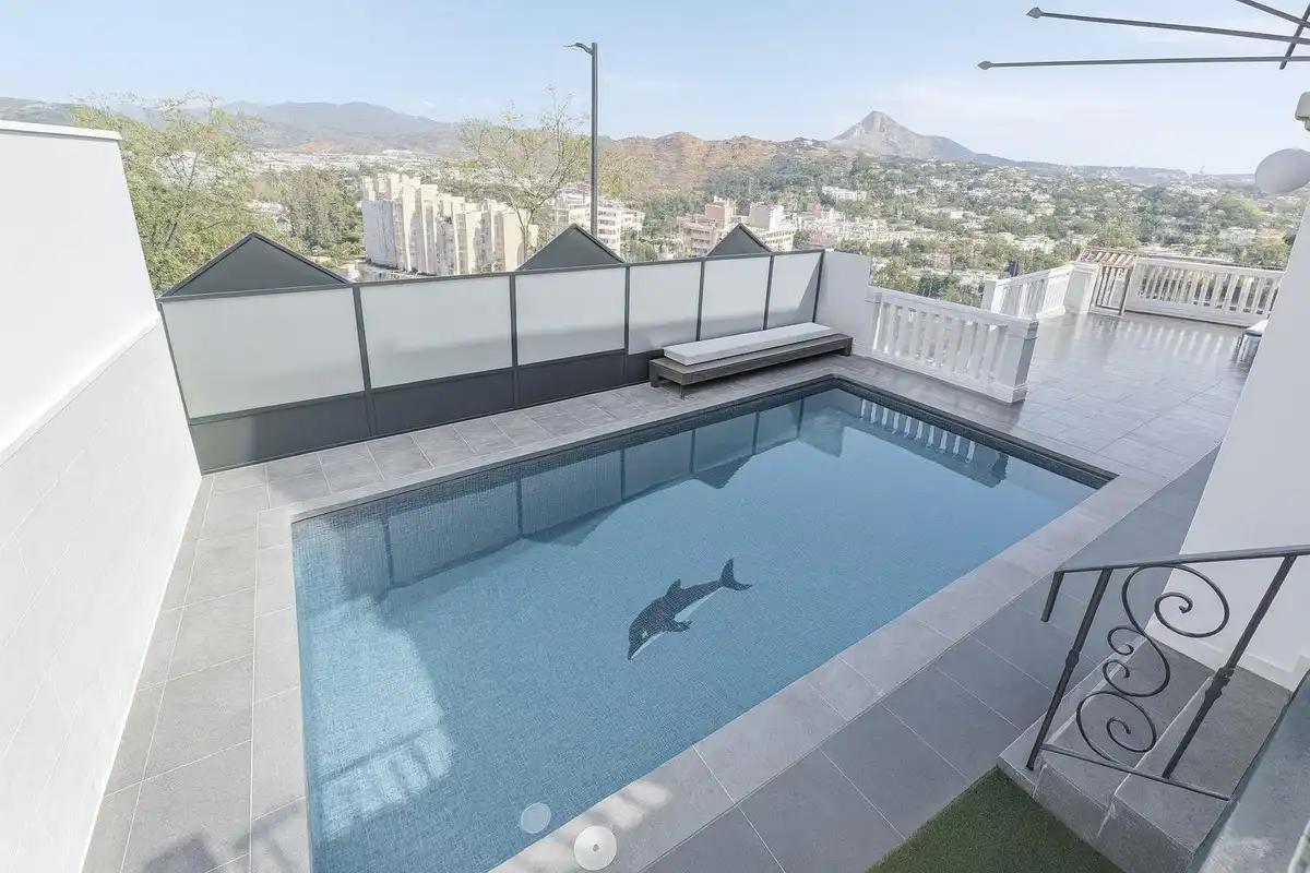 Swimming pool of Houses for sale in Málaga  with Heating