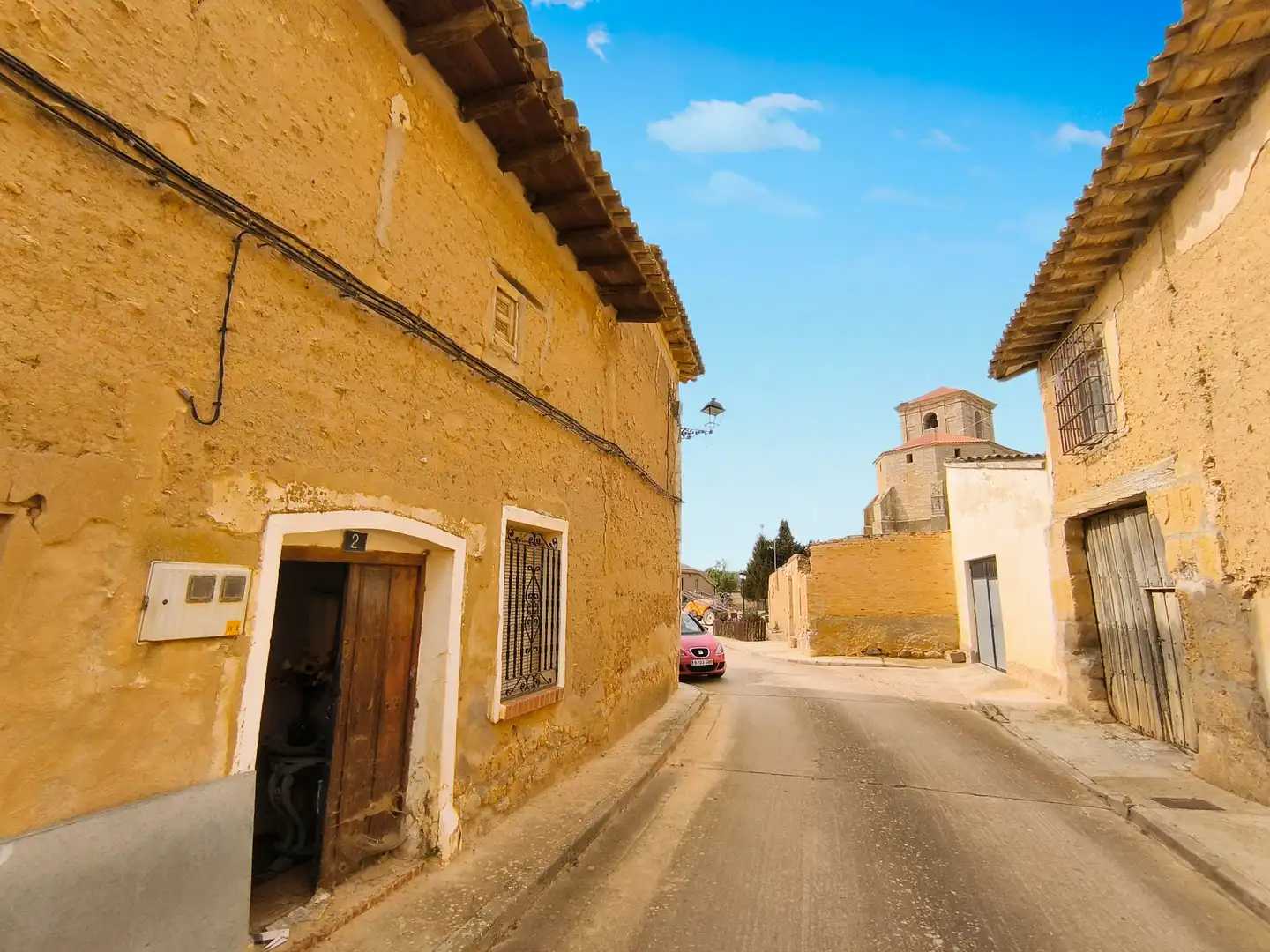Vista exterior de Casa o xalet en venda en Pedraza de Campos amb Calefacció, Jardí privat i Traster