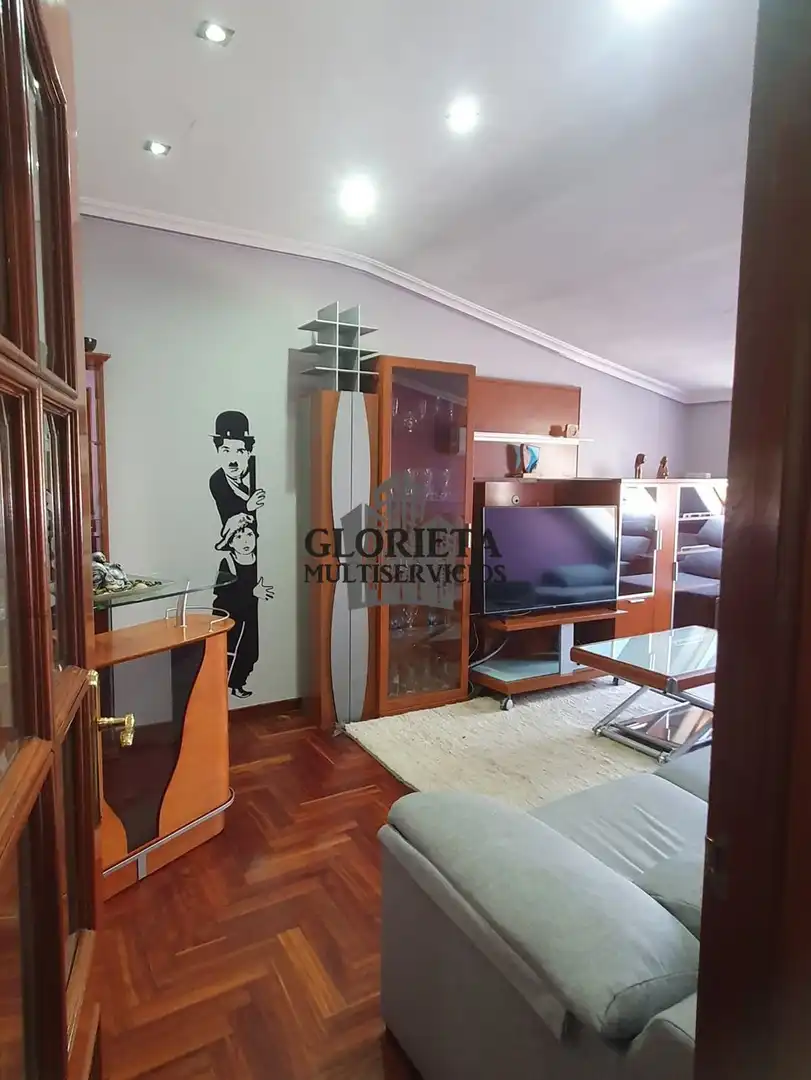 Wohnzimmer von Dachboden zum Verkauf in Vigo  mit Klimaanlage, Heizung und Parkett