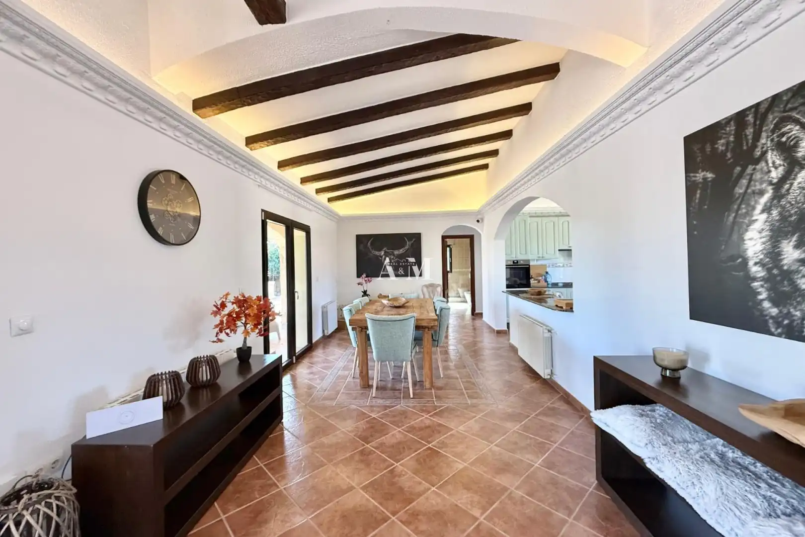 Comedor de Casa o chalet de alquiler en San Miguel de Salinas con Aire acondicionado, Calefacción y Jardín privado