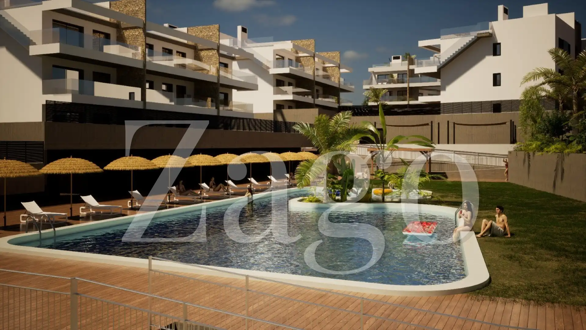 Apartment mit Pool zum Verkauf in Balcón de Finestrat - Terra Marina