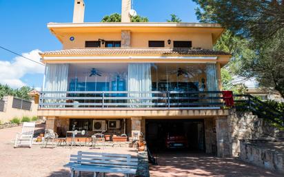 Vista exterior de Casa o xalet en venda en El Boalo - Cerceda – Mataelpino amb Aire condicionat, Terrassa i Piscina