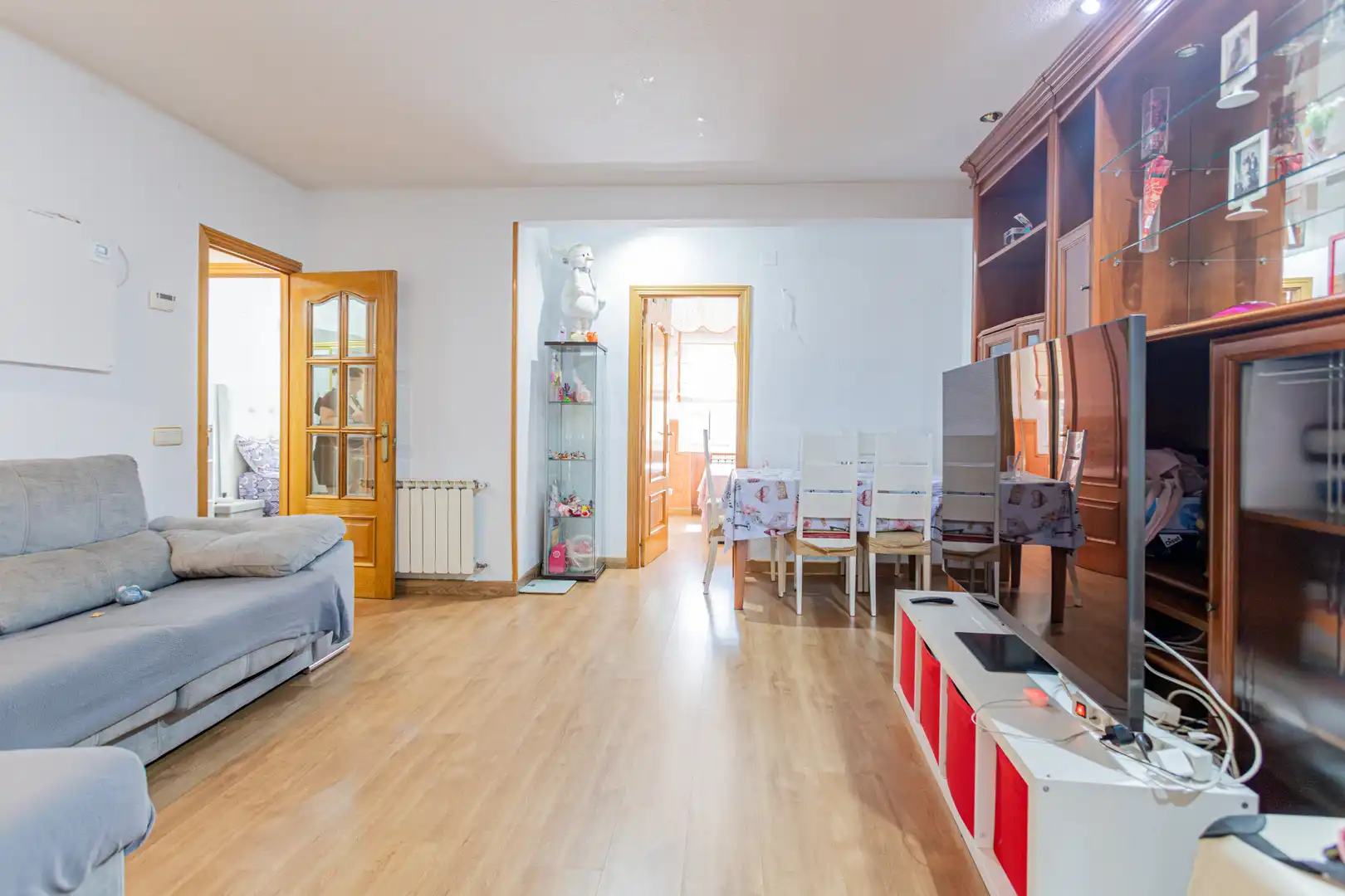 Sala d'estar de Pis en venda en Collado Villalba amb Calefacció, Parquet i Terrassa