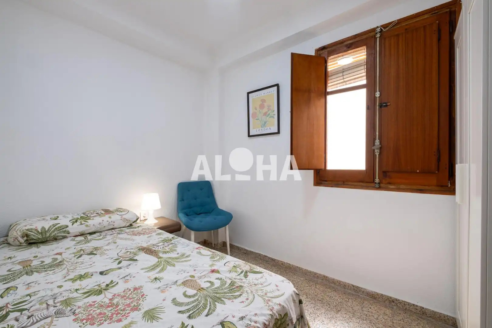 Bedroom of Apartments for rent in Moncada  with Air Conditioner, Furnished and Balcony