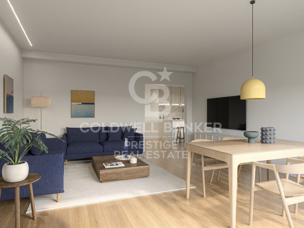 Sala de estar de Piso en venta en  Barcelona Capital