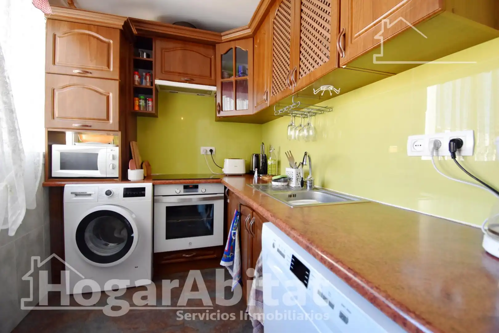 Cocina de Piso en venta en Gandia con Aire acondicionado, Calefacción y Terraza
