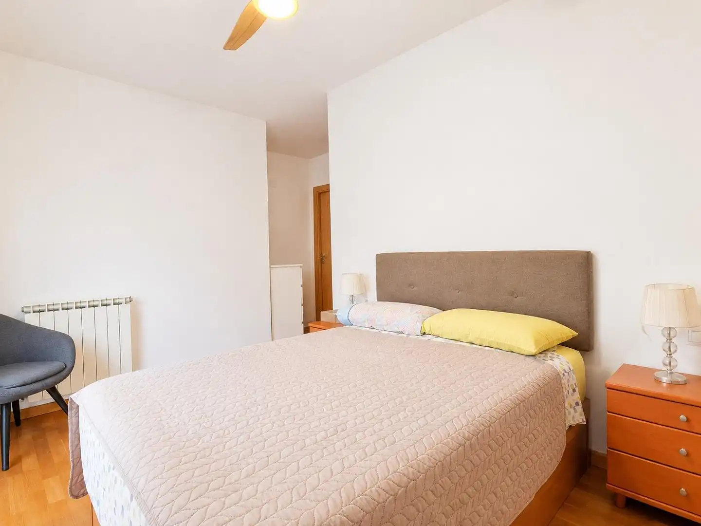 Bedroom of Flat for sale in Sentmenat  with Air Conditioner, Heating and Parquet flooring