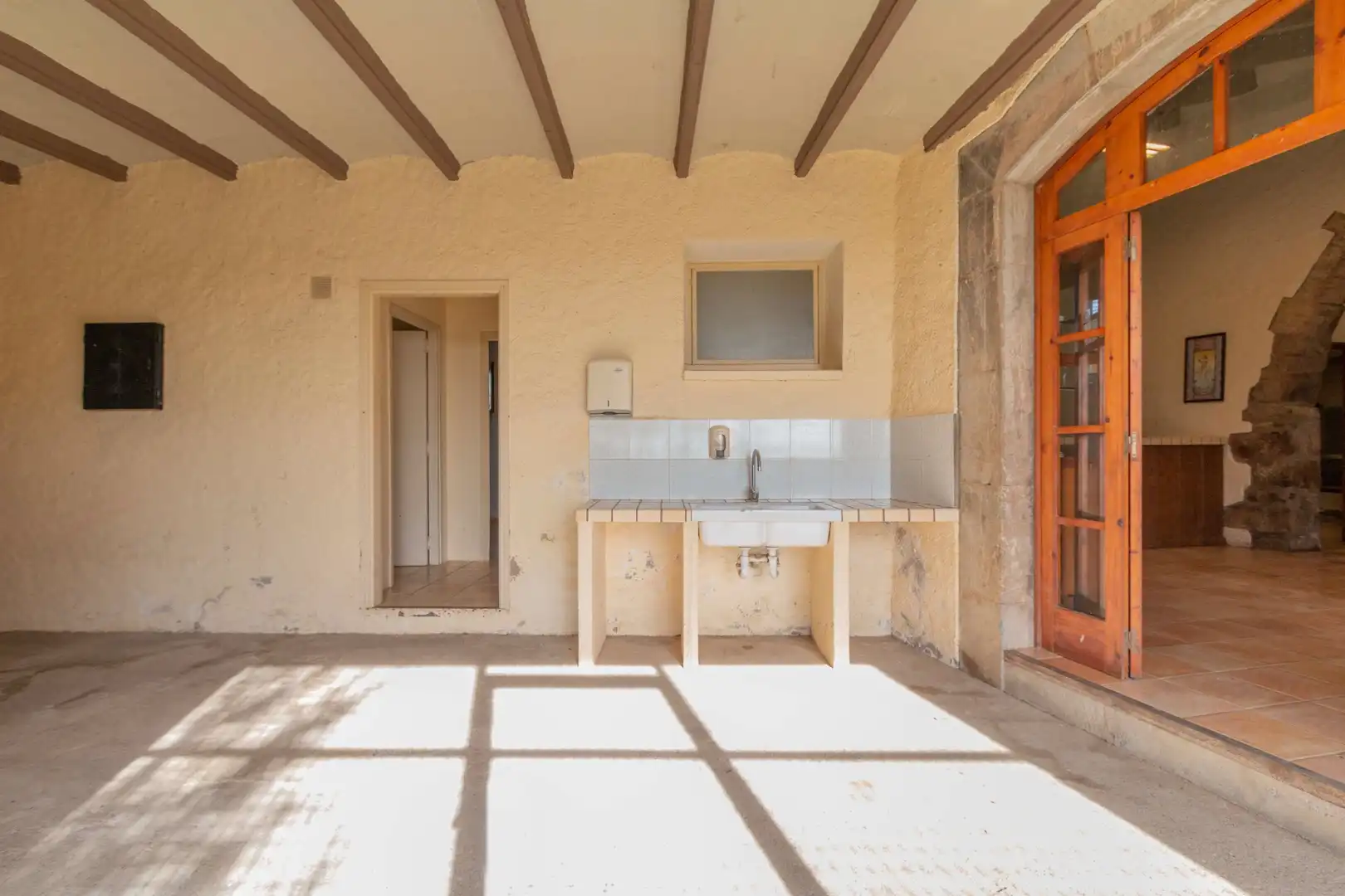 Cocina de Finca rústica en venta en Capmany con Calefacción, Jardín privado y Terraza