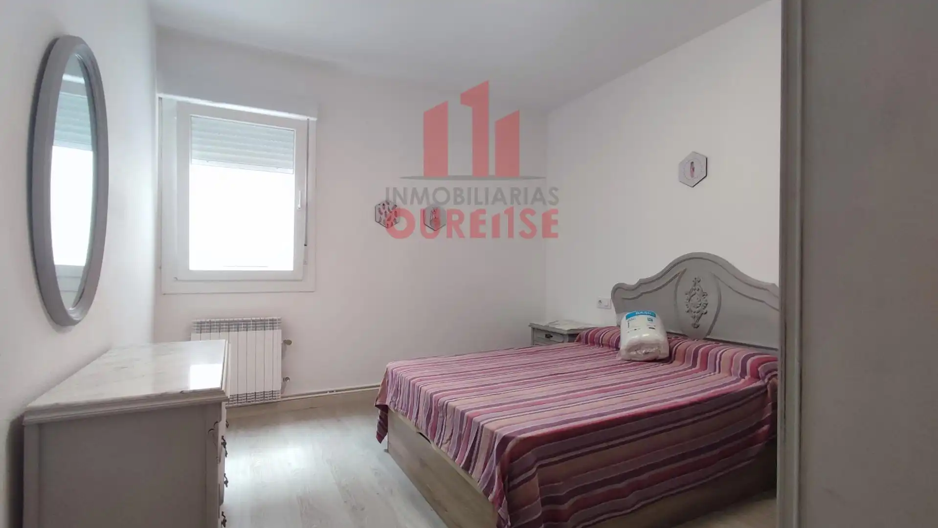 Schlafzimmer von Wohnung zur Miete in Ourense Capital  mit Heizung, Möbliert und Balkon