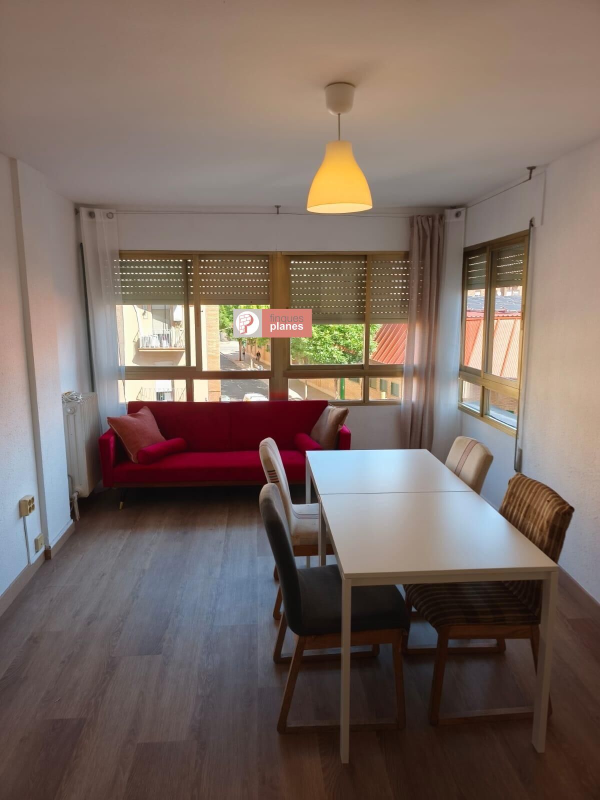 Living room of Flat to rent in  Lleida Capital  with Heating and Parquet flooring