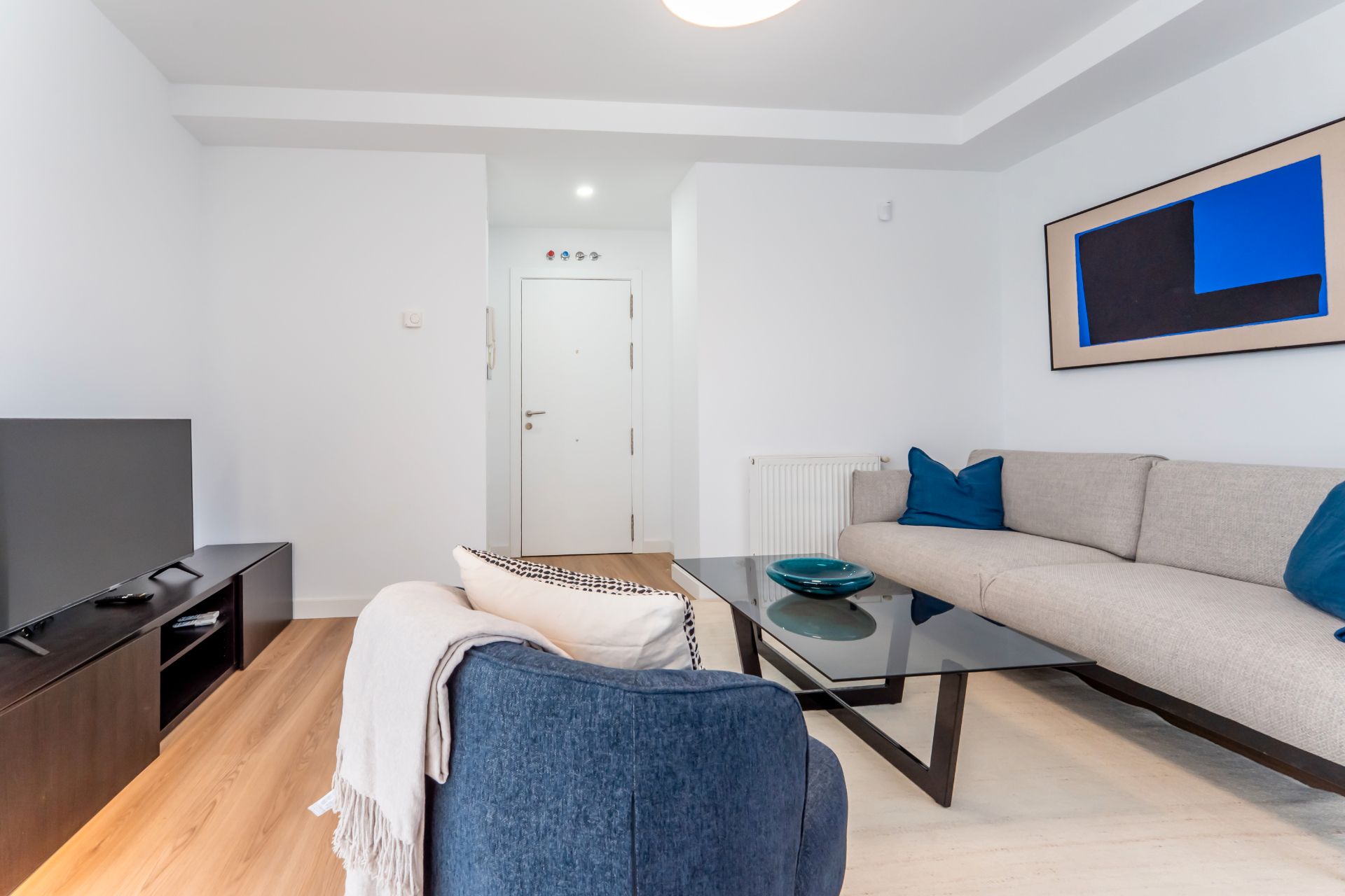 Living room of Flat to rent in Torrejón de Ardoz  with Heating, Furnished and Oven