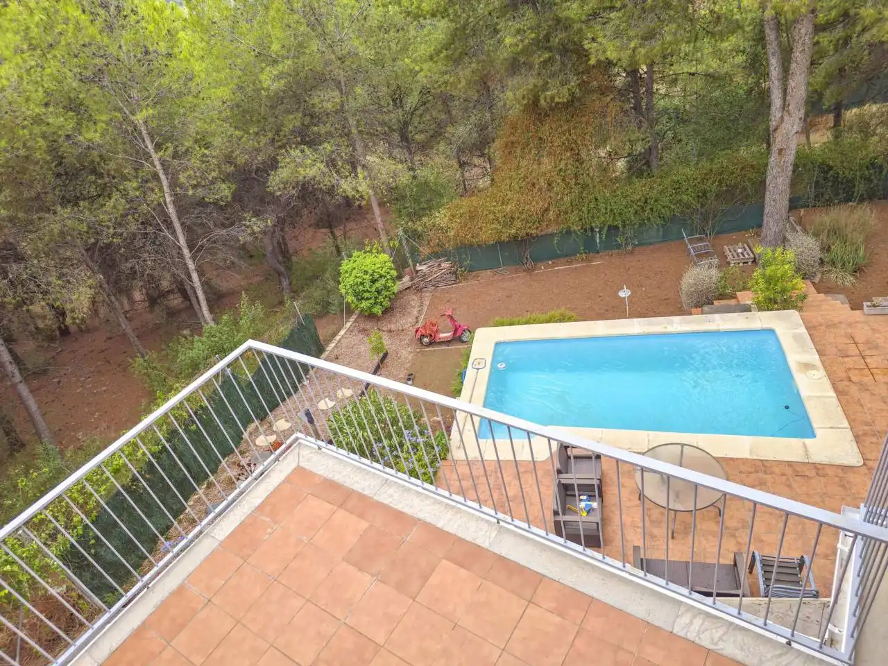 Swimming pool of Detached homes for rent in Torrent  with Air Conditioner, Heating and Private garden