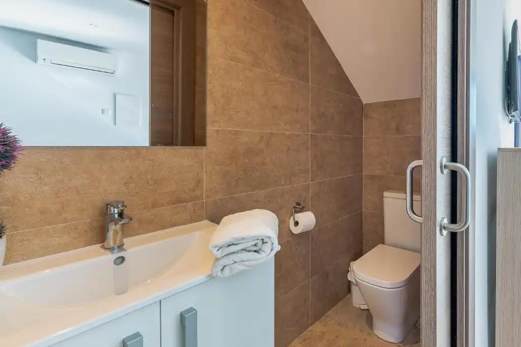 Bany de Casa o xalet en venda en Muro amb Aire condicionat, Jardí privat i Terrassa