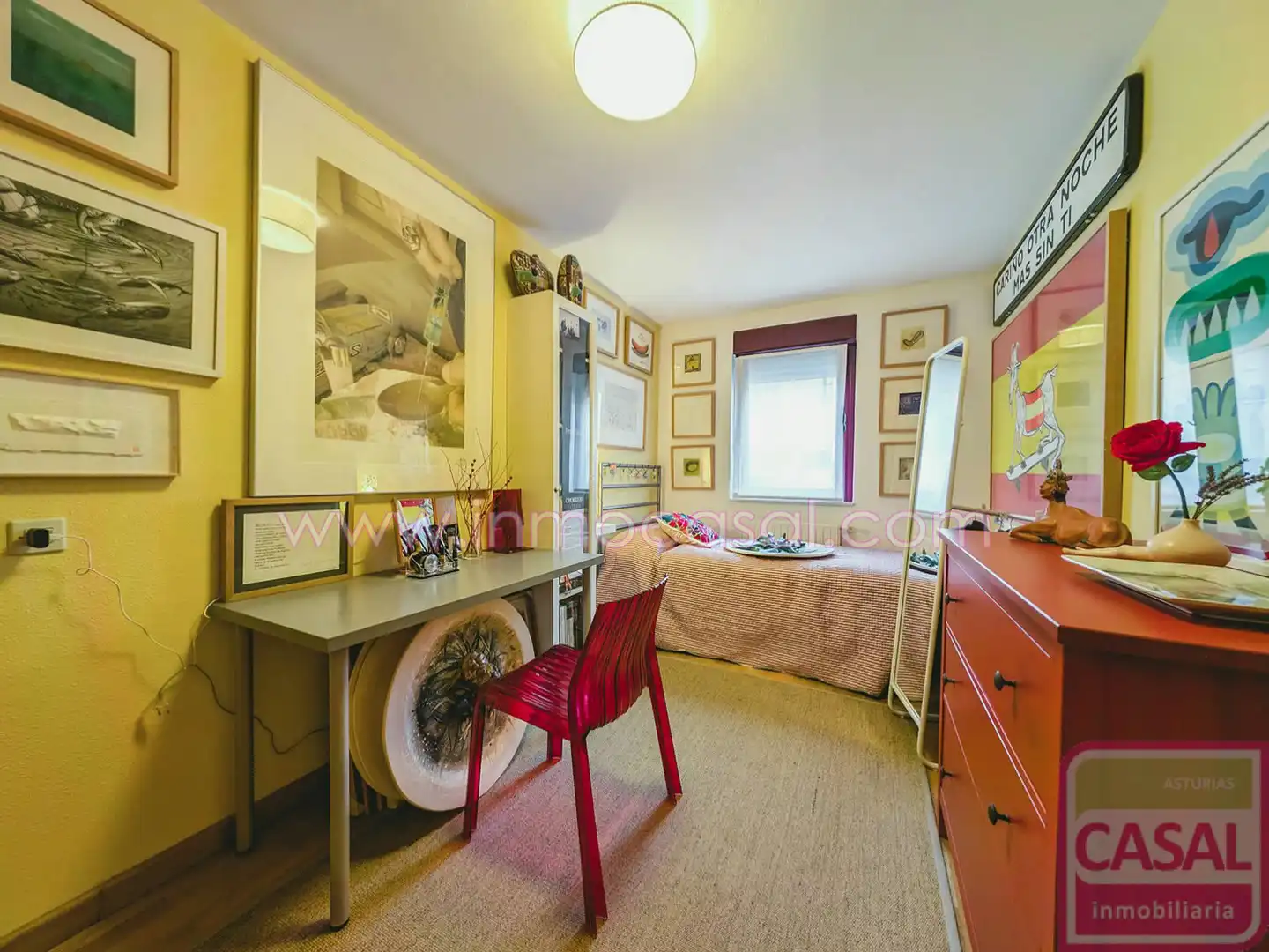 Bedroom of Houses for sale in Ribera de Arriba  with Heating and Terrace