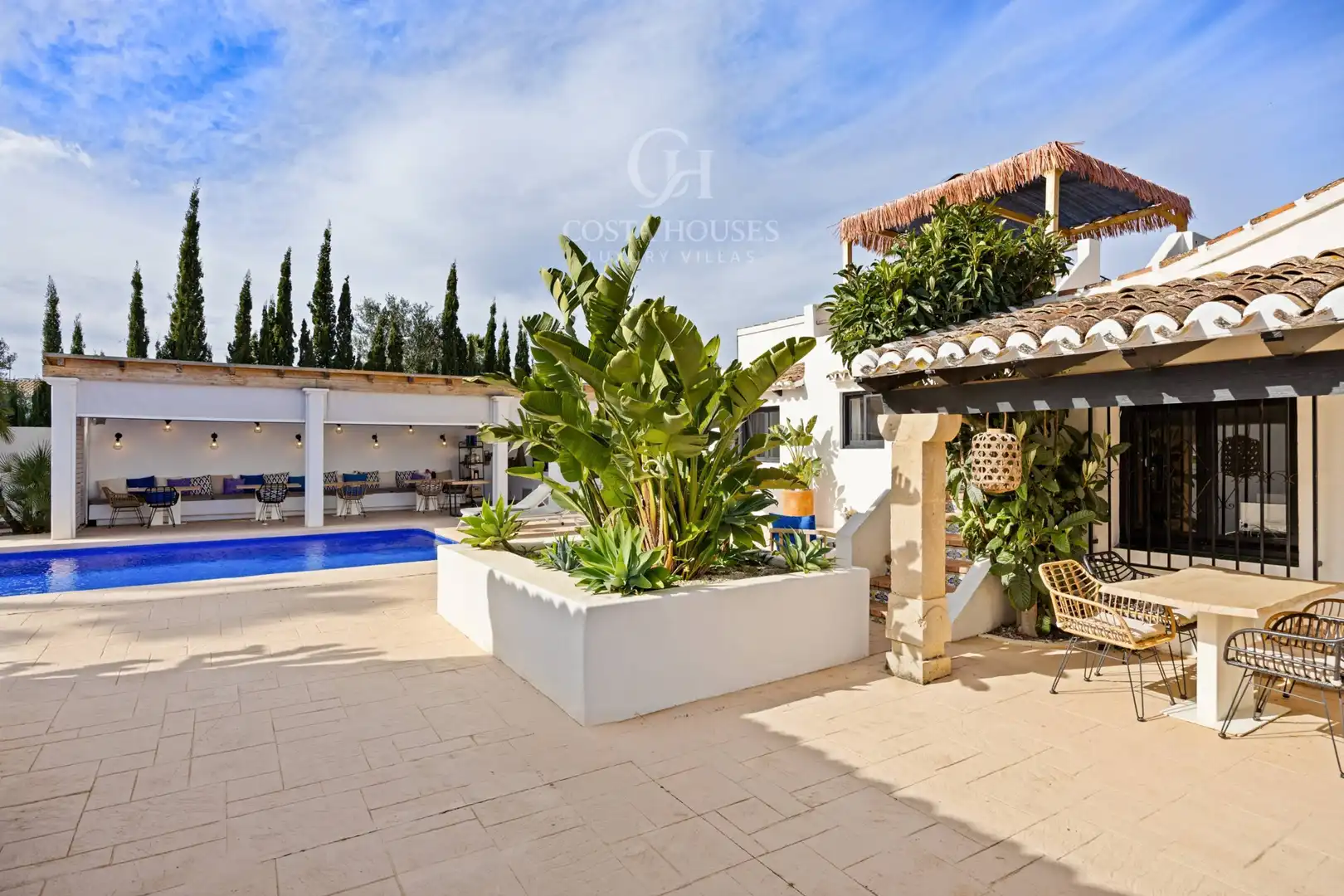 Terrace of Houses for sale in Jávea / Xàbia  with Air Conditioner, Heating and Private garden
