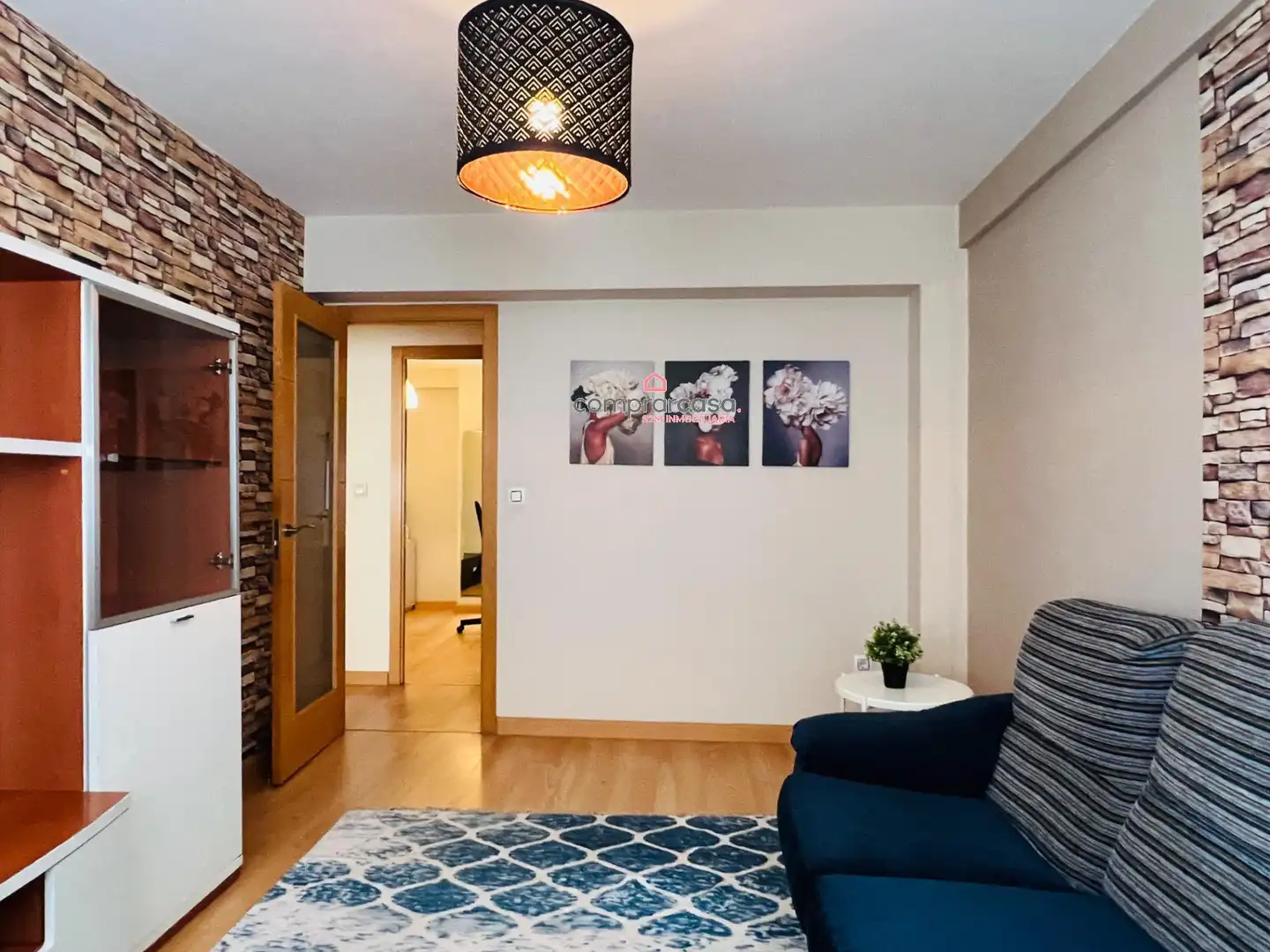Living room of Flat for rent in A Coruña Capital   with Furnished