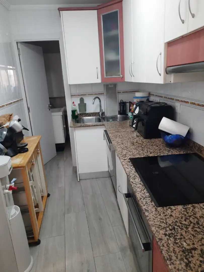 Küche von Einfamilien-Reihenhaus zum Verkauf in Alhama de Murcia mit Klimaanlage, Terrasse und Möbliert