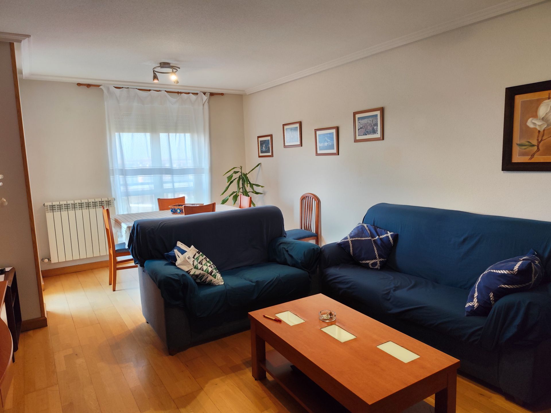 Sala d'estar de Pis de lloguer en Salamanca Capital amb Calefacció, Parquet i Moblat