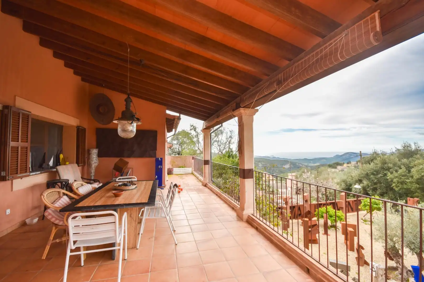 Terrassa de Finca rústica en venda en Puigpunyent amb Aire condicionat, Calefacció i Terrassa
