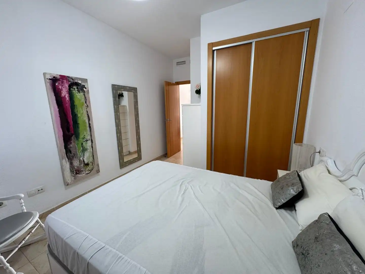 Bedroom of Apartments for rent in El Campello  with Air Conditioner, Heating and Terrace