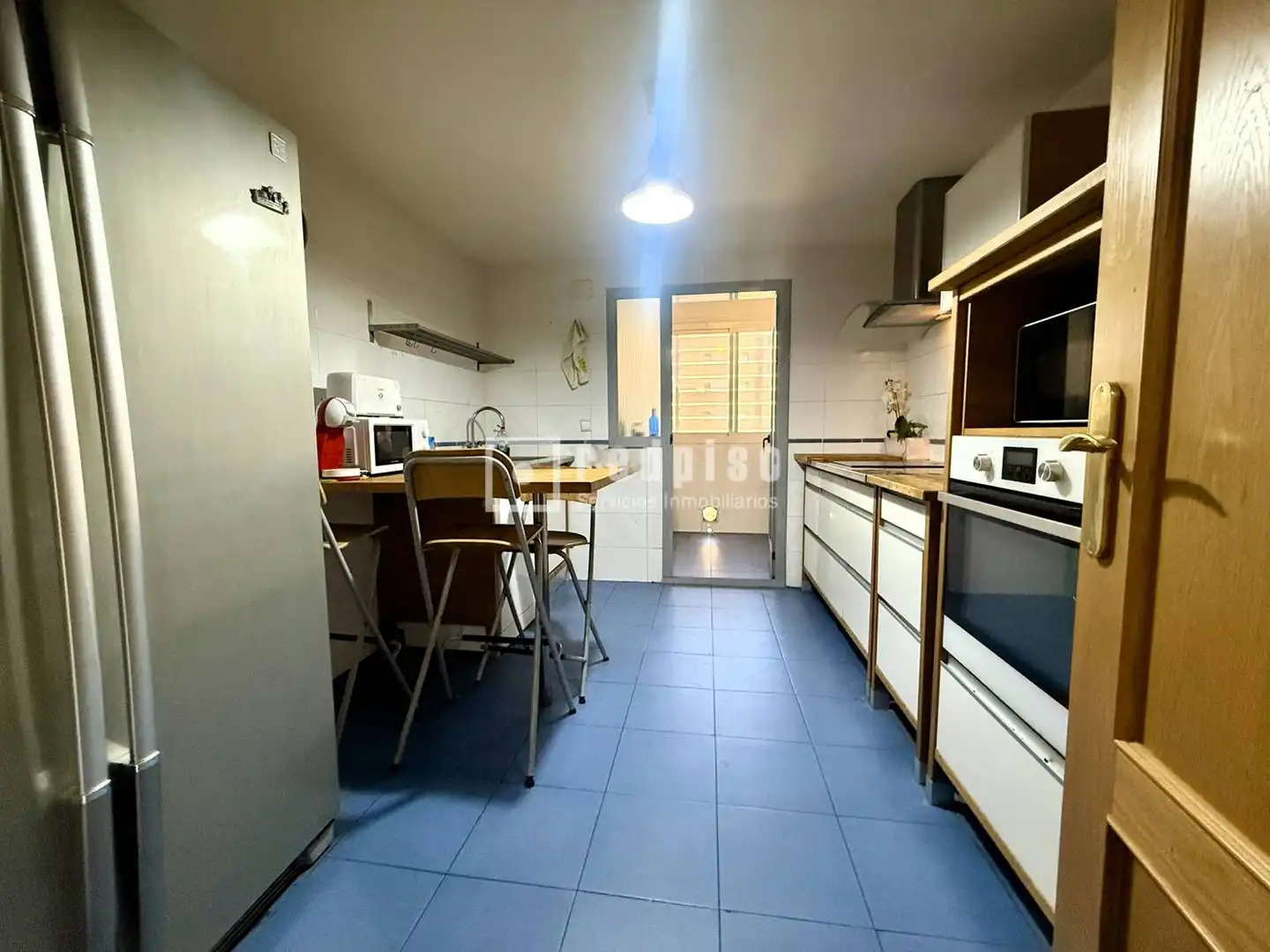 Kitchen of Flat for sale in Madrid  with Heating, Private garden and Parquet flooring