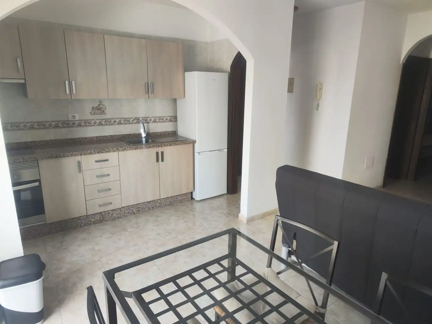 Kitchen of Flat for rent in Guía de Isora  with Air Conditioner, Furnished and Home automation