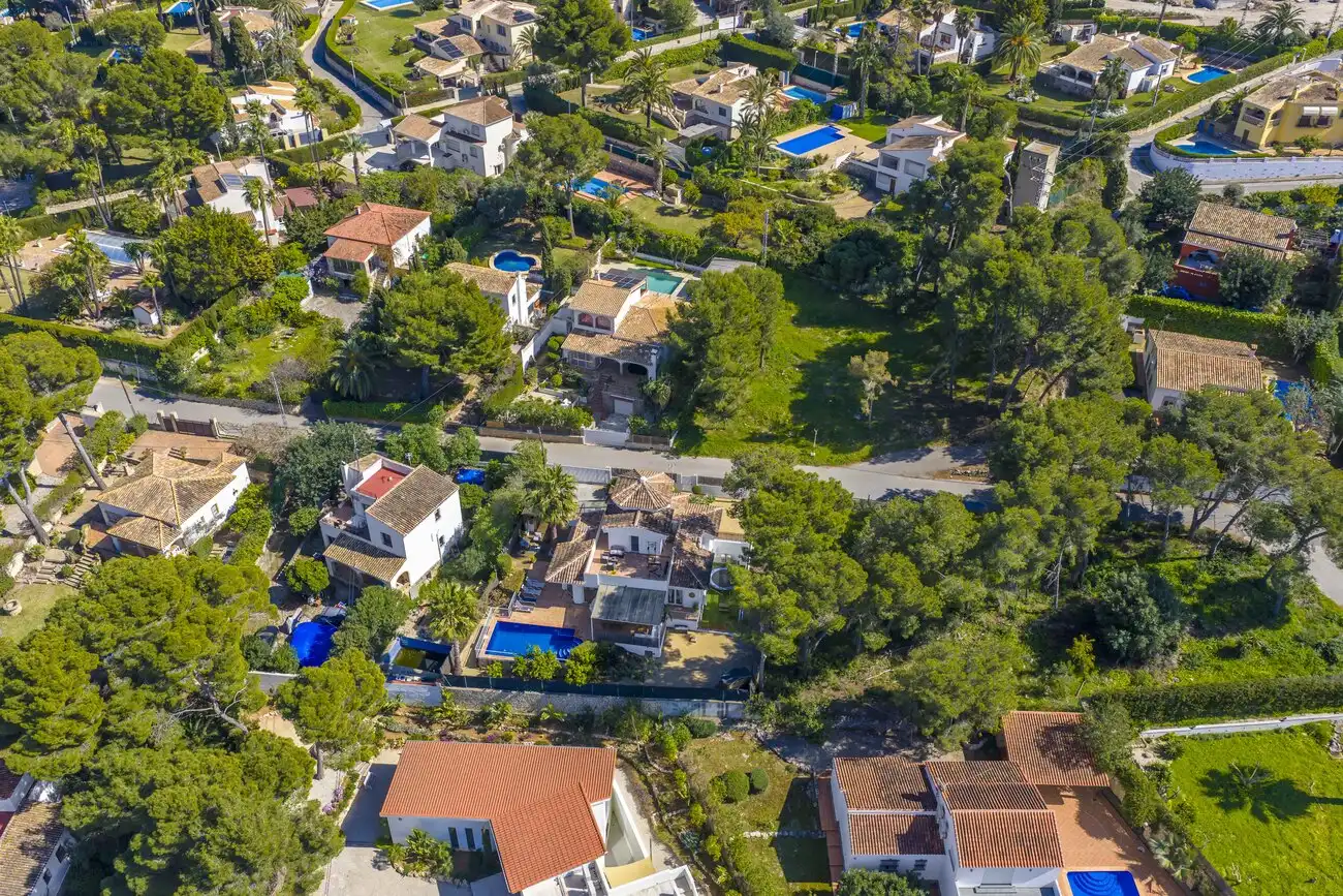 Vista exterior de Casa o chalet en venta en Jávea / Xàbia con Piscina