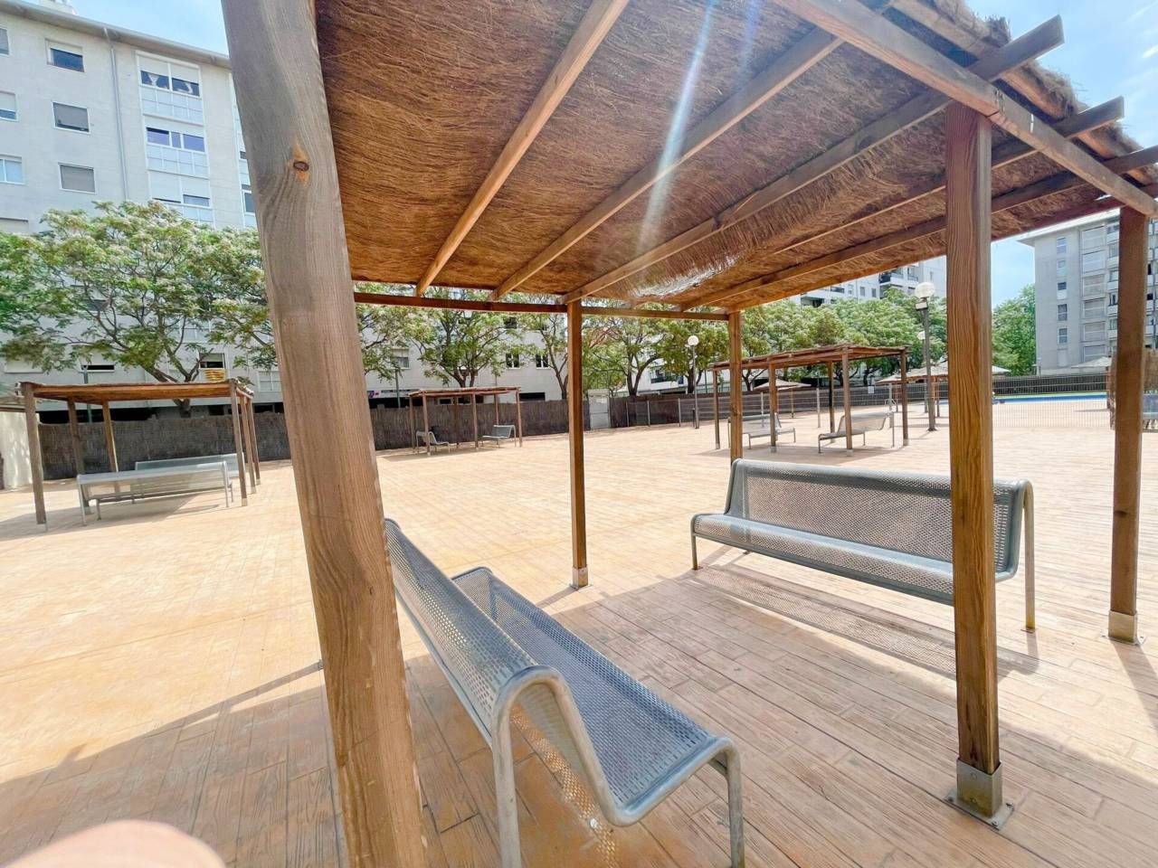 Terrace of Flat for sale in Cerdanyola del Vallès  with Air Conditioner, Parquet flooring and Storage room