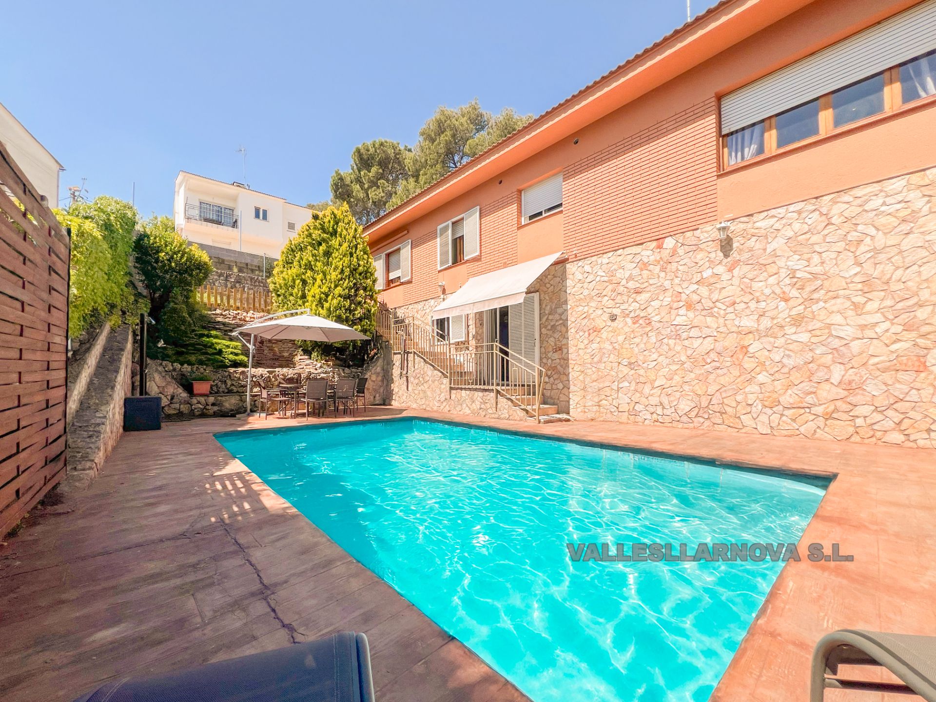 Swimming pool of House or chalet for sale in Lliçà d'Amunt  with Air Conditioner, Heating and Private garden