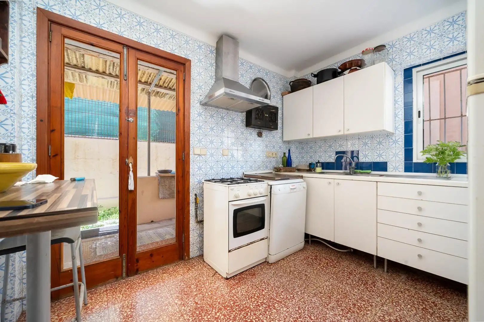 Cocina de Planta baja en venta en  Palma de Mallorca con Aire acondicionado, Terraza y Trastero