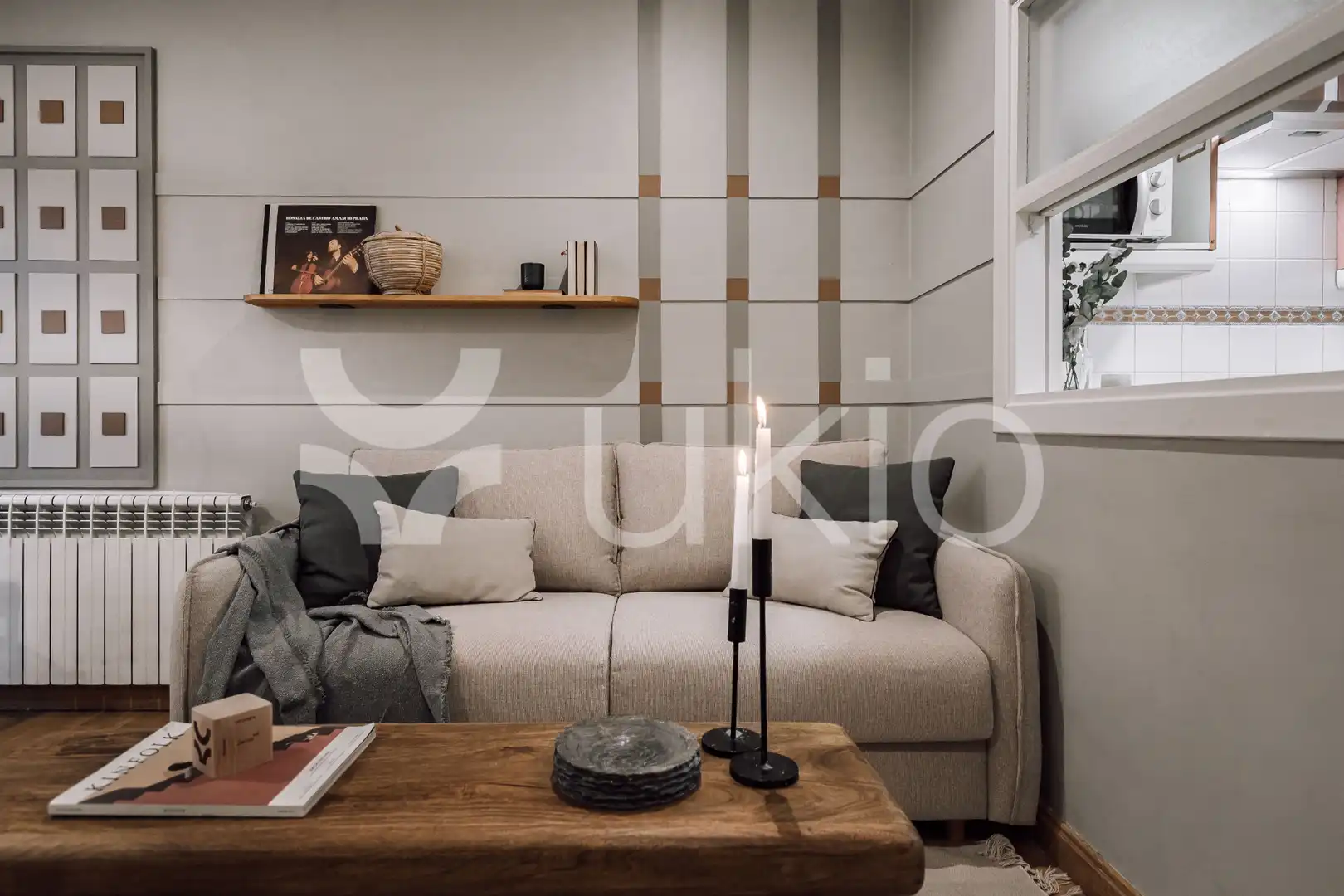 Living room of Apartments for rent in Madrid  with Heating, Furnished and Washing machine
