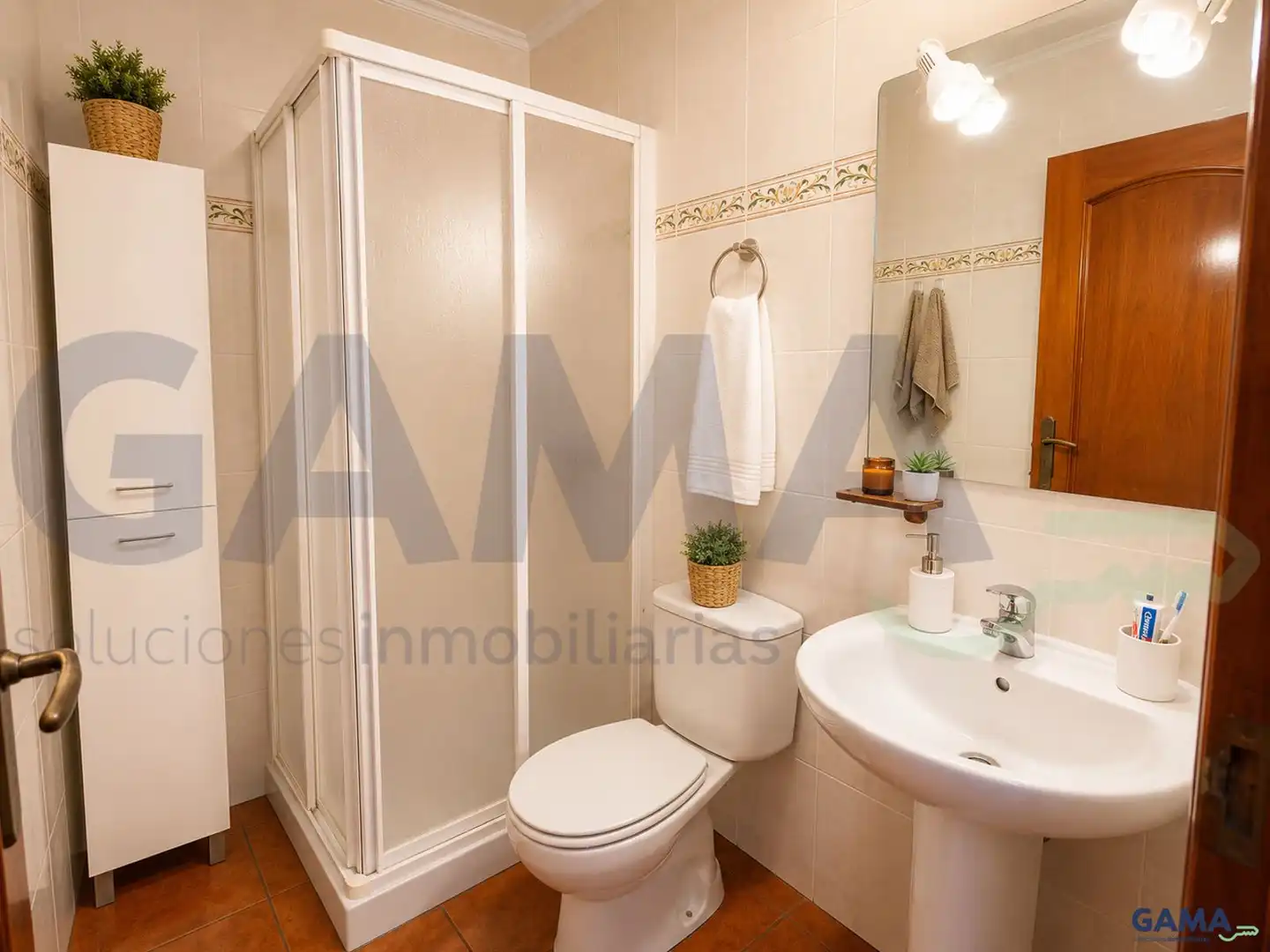 Baño de Casa o chalet en venta en La Pobla Llarga con Aire acondicionado y Trastero