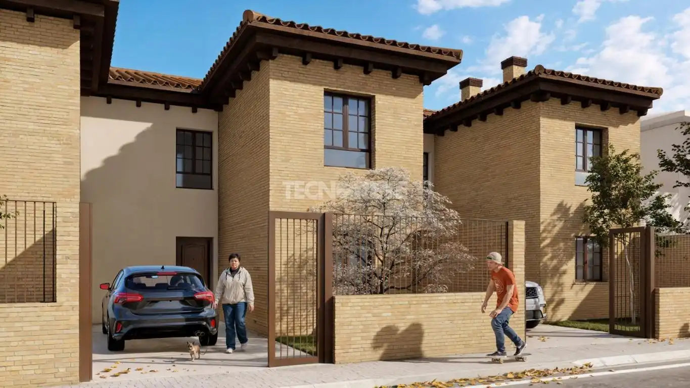 Vista exterior de Casa adosada en venta en Toledo con Calefacción y Jardín privado