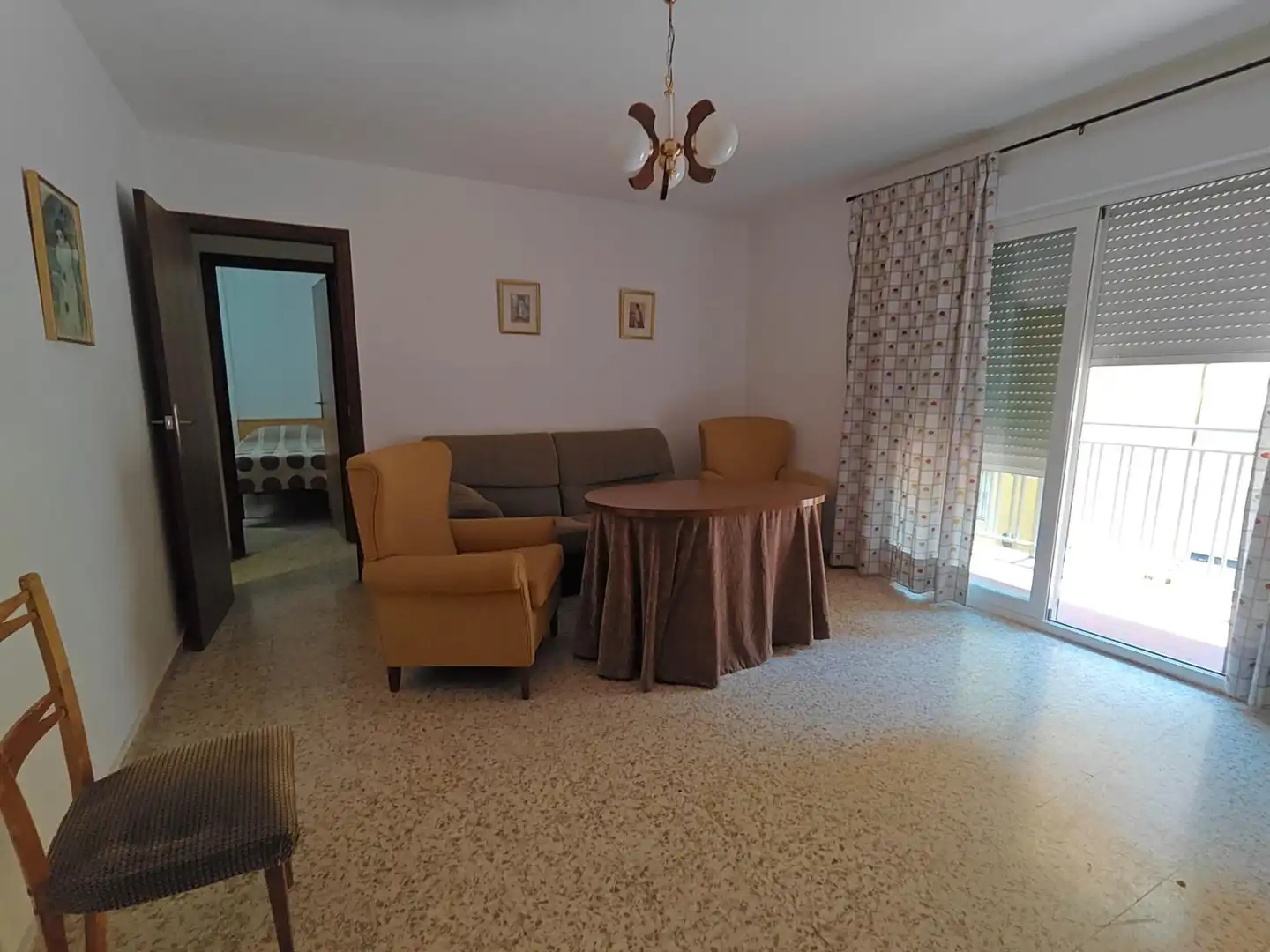 Wohnzimmer von Wohnung zur untervermieten in Granada mit Möbliert und Balkon
