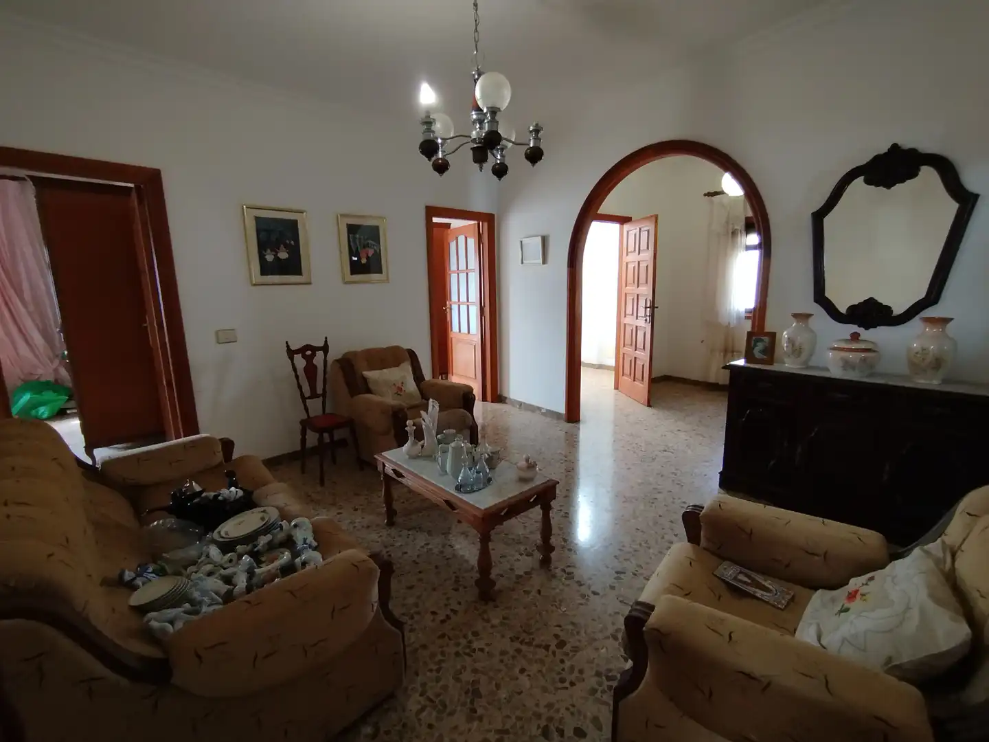 Sala de estar de Casa o chalet en venta en Gáldar con Jardín privado, Terraza y Amueblado