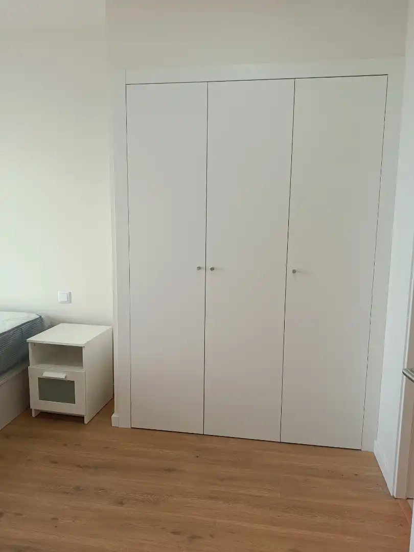 Schlafzimmer von Wohnung zur Miete in Mataró mit Klimaanlage, Heizung und Parkett