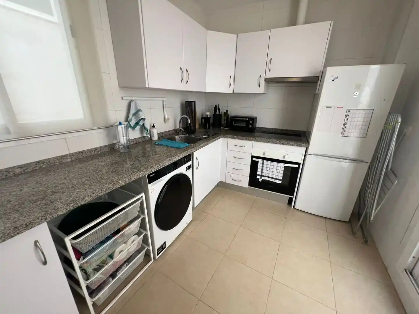 Küche von Wohnung zur Miete in Málaga Capital mit Klimaanlage